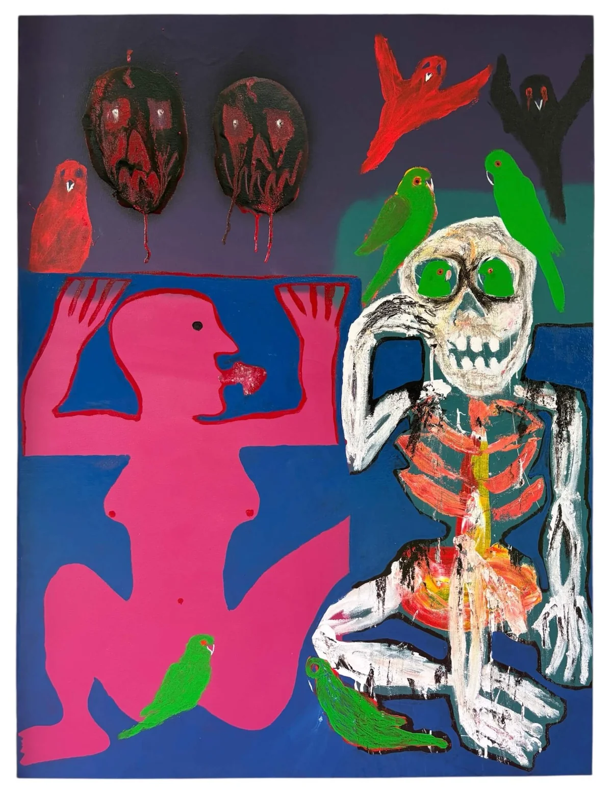 Untitled - mixed media on canvas 91cm by 122cm