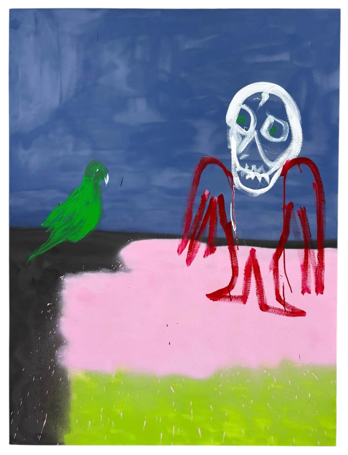 Untitled - mixed media on canvas 91cm by 122cm
