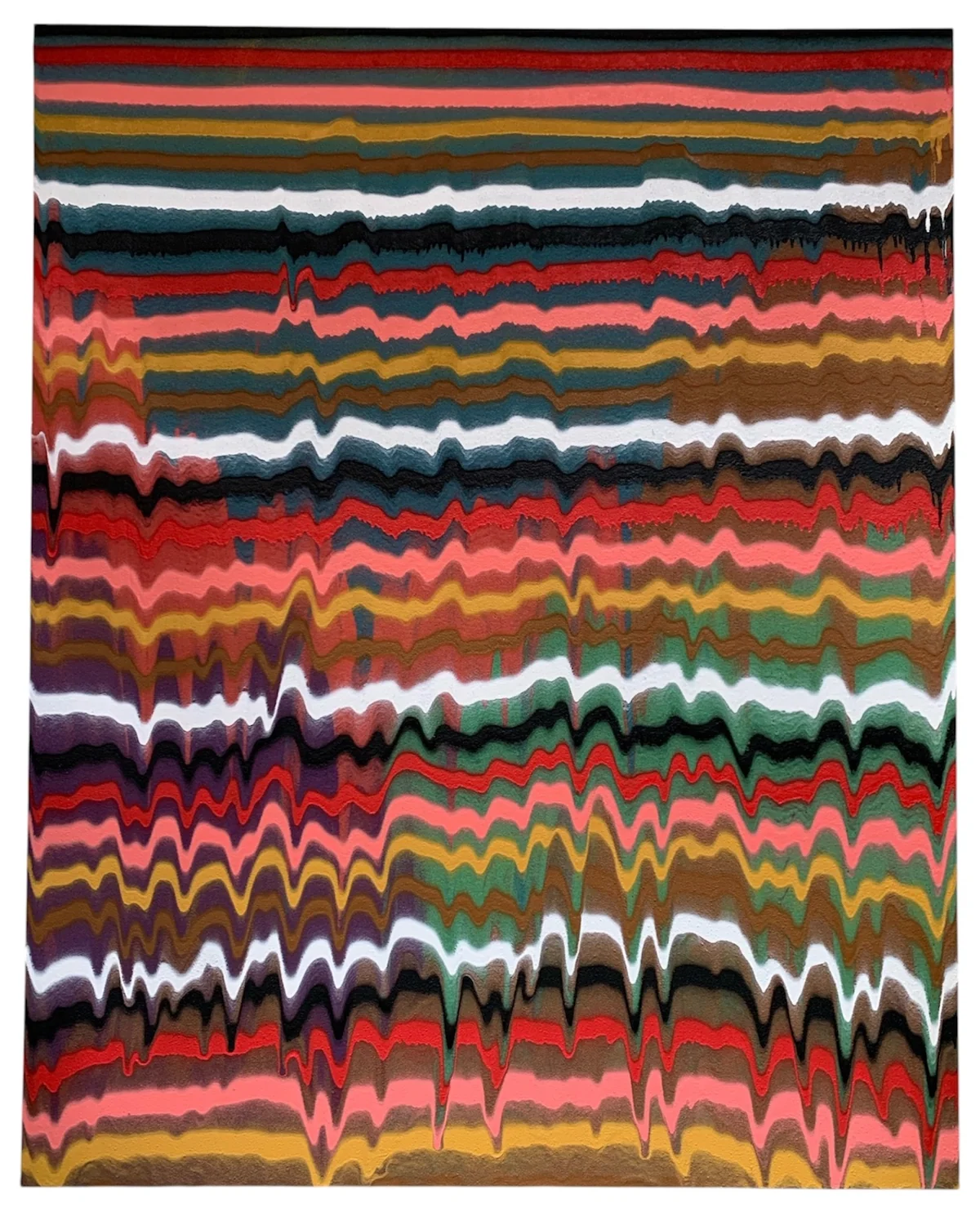 Waves series - mixed media on canvas 122 by 152cm