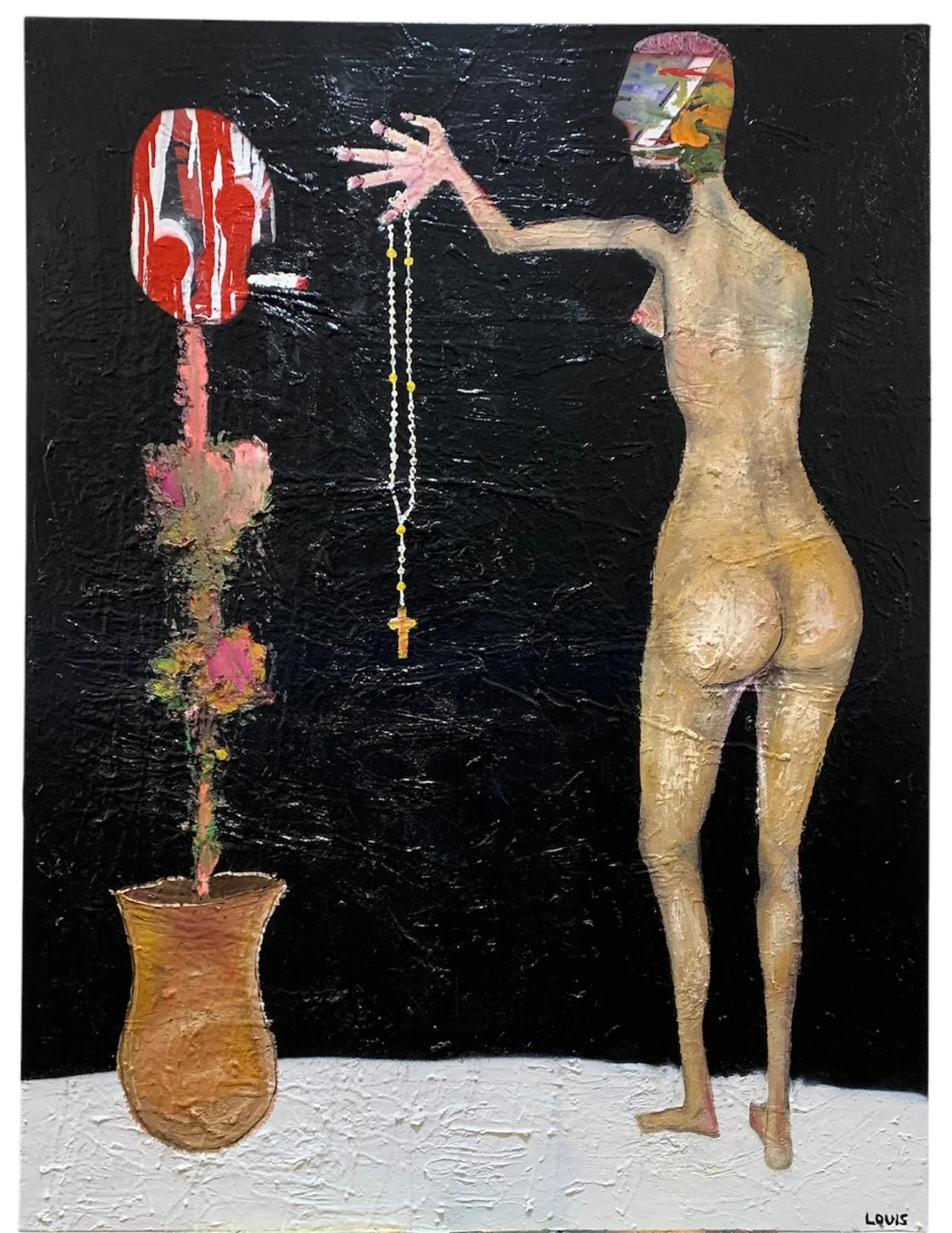 Untitled - mixed media on canvas