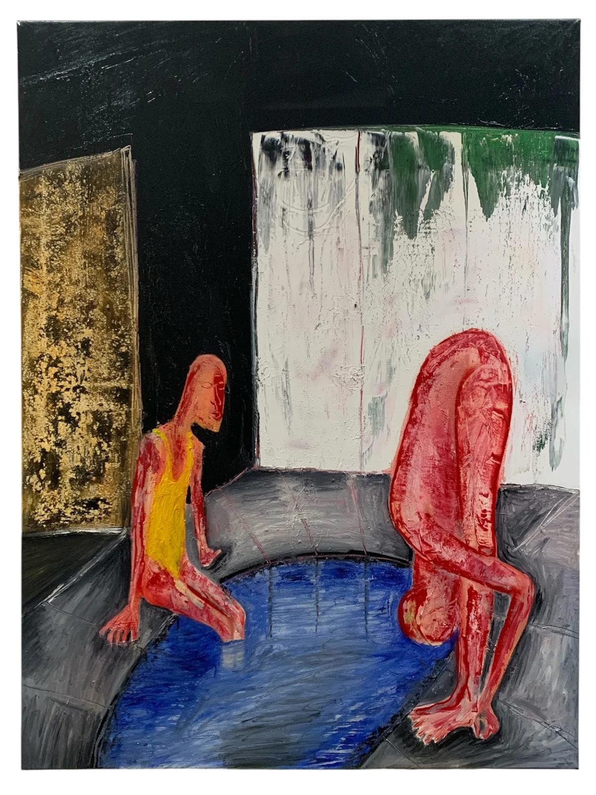 Untitled - mixed media on canvas