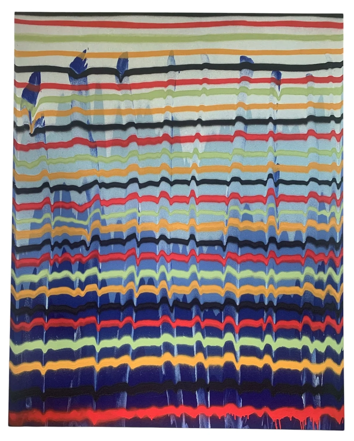 Waves series - mixed media on canvas 122 by 152cm