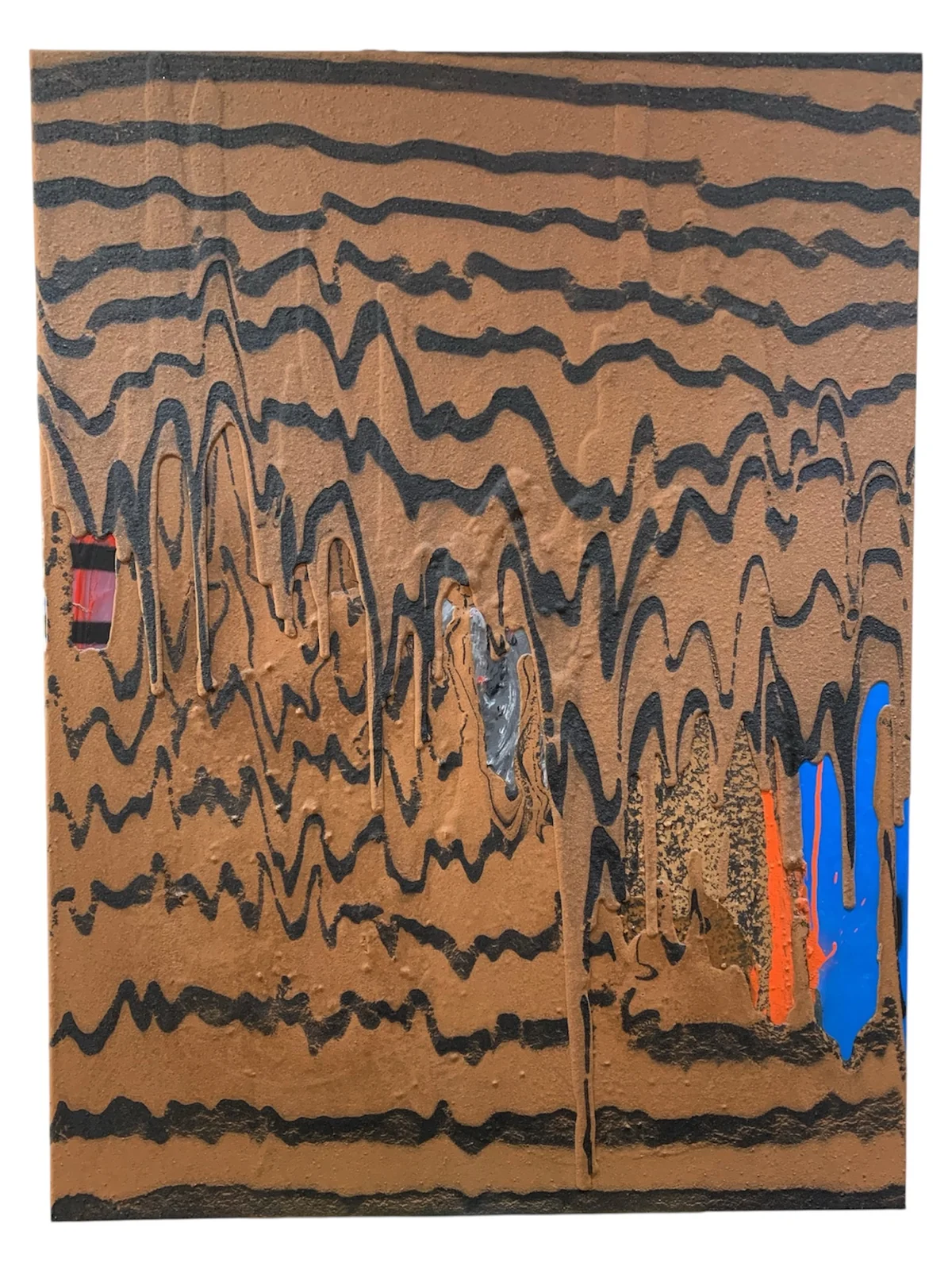 Waves series - mixed media on canvas 91 by 122cm