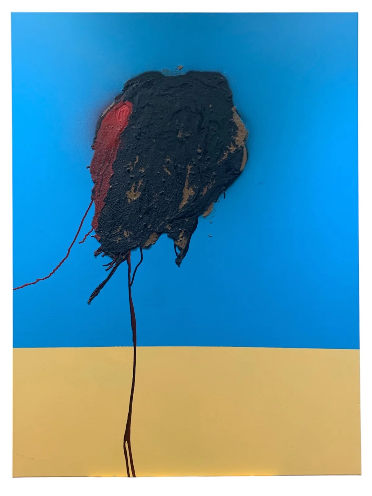 Untitled - mixed media on canvas