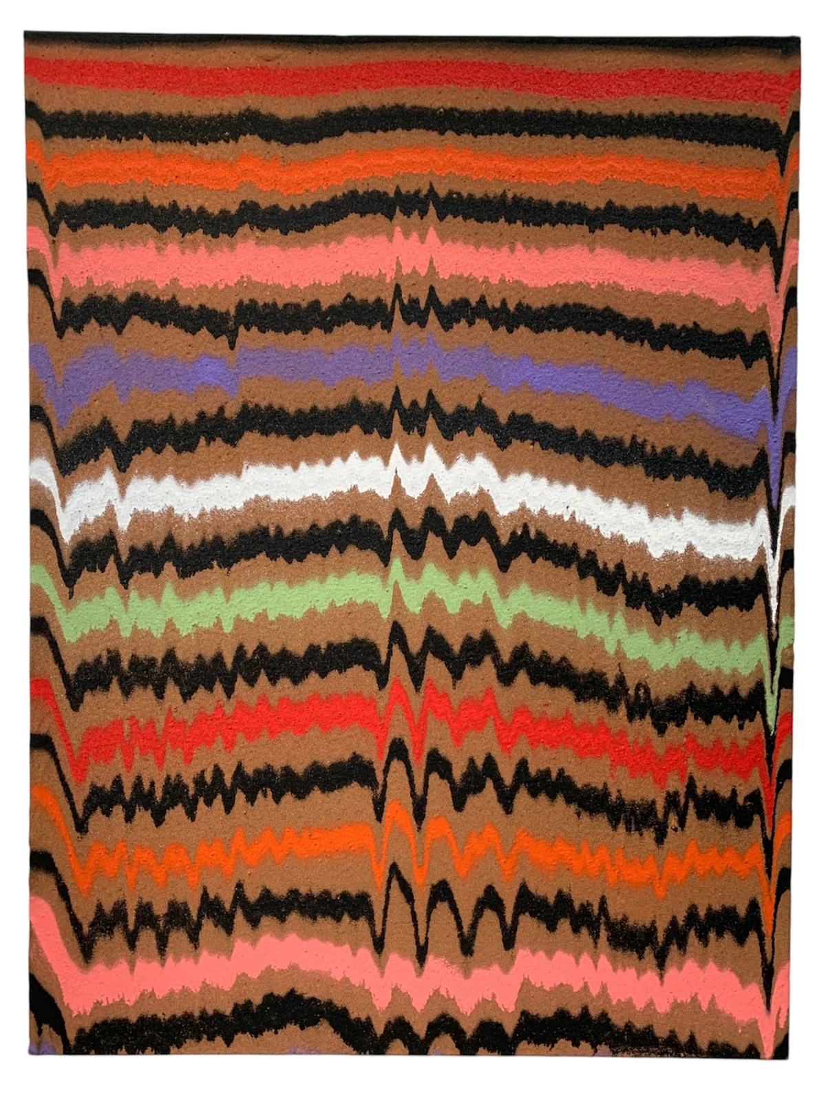 Waves series - mixed media on canvas