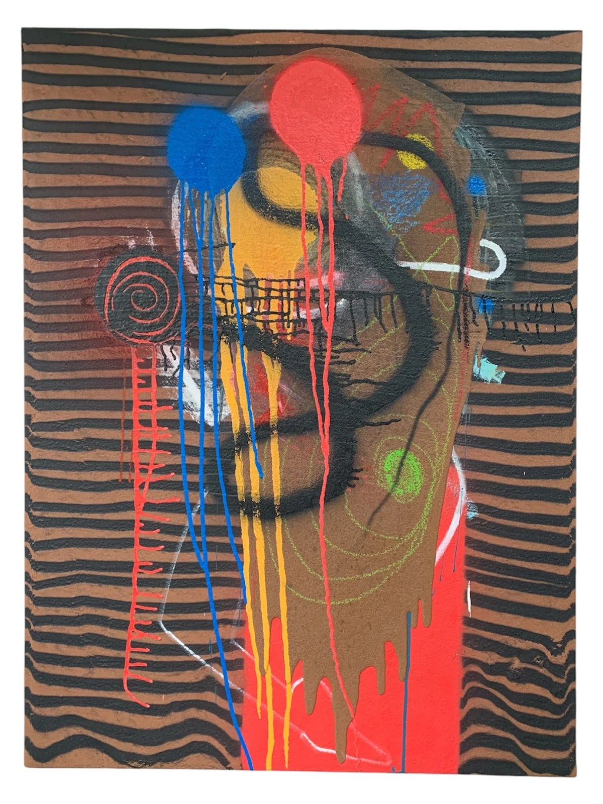 Waves series - mixed media on canvas 91 by 122cm