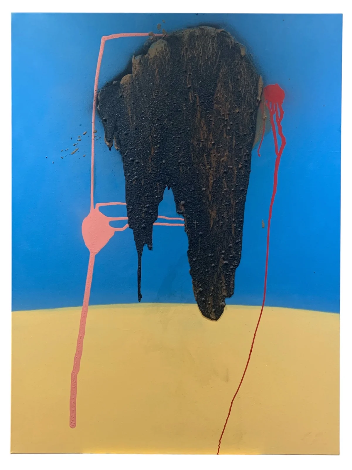 Untitled - mixed media on canvas