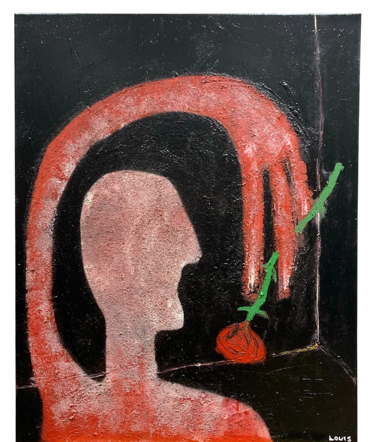 Untitled - mixed media on canvas