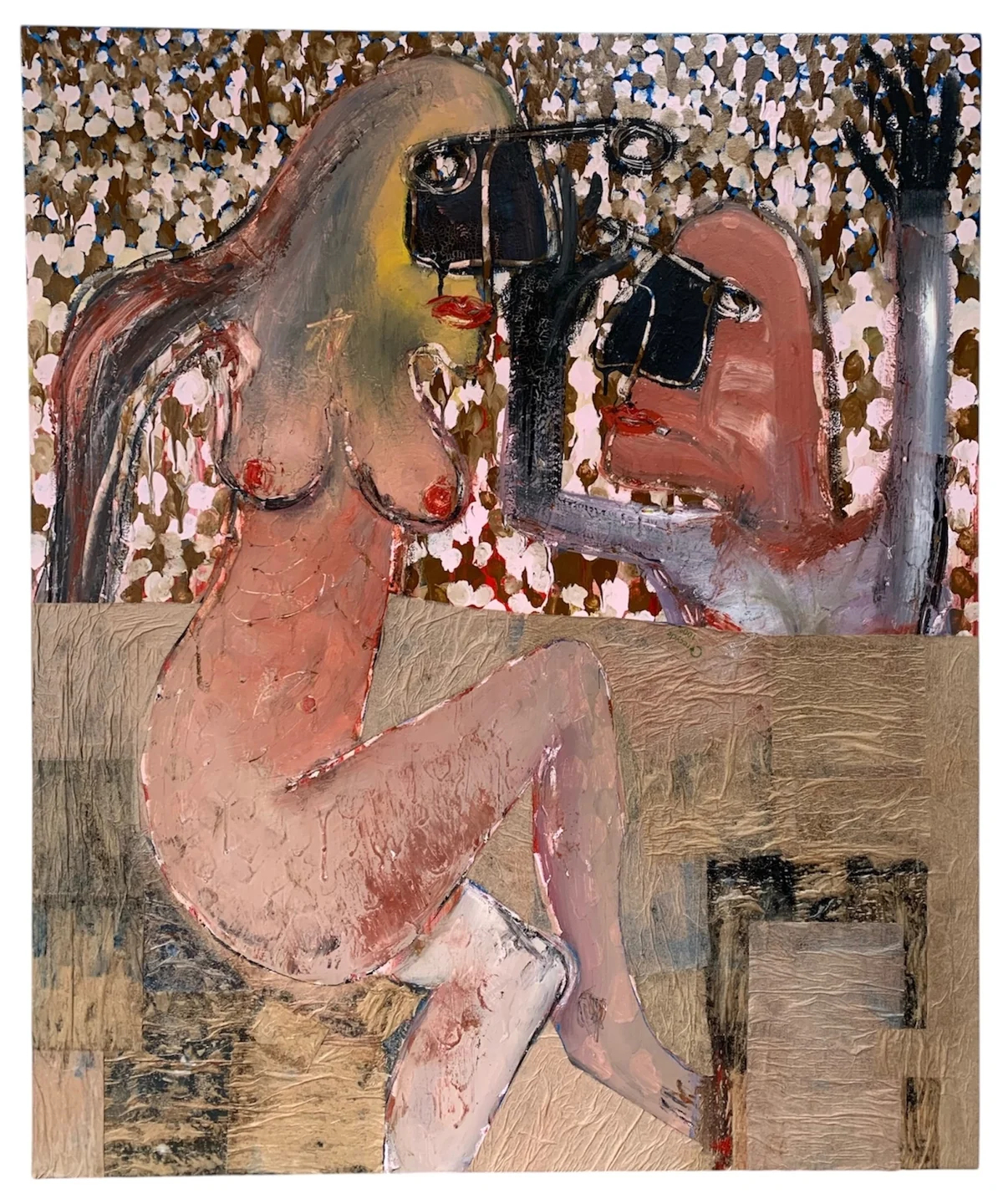 Untitled - mixed media on canvas