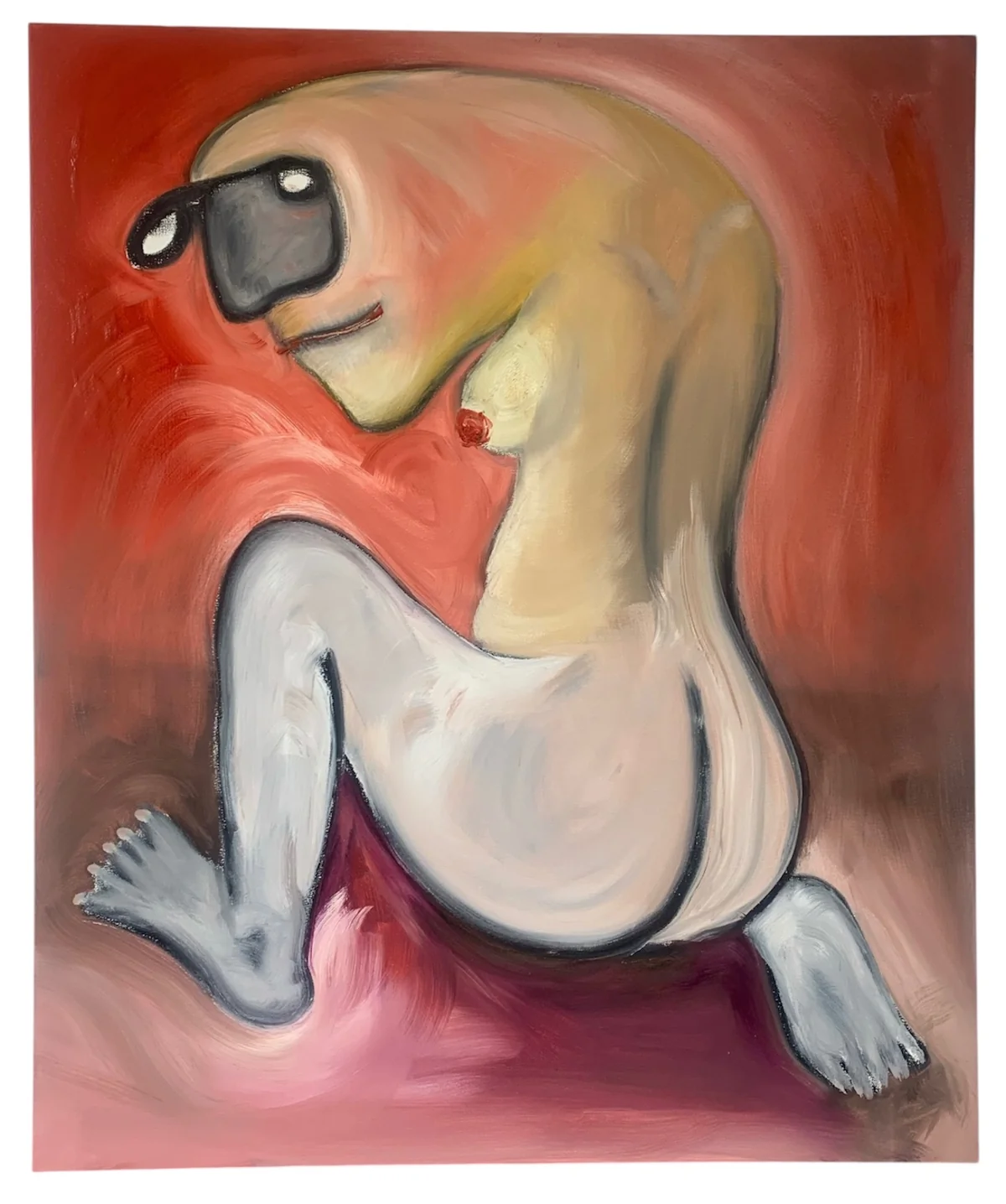 Untitled - mixed media on canvas