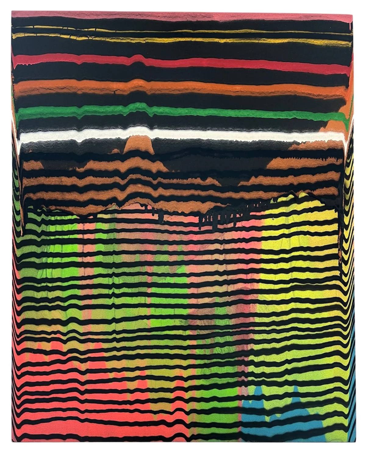 Waves series - mixed media on canvas 122 by 152cm