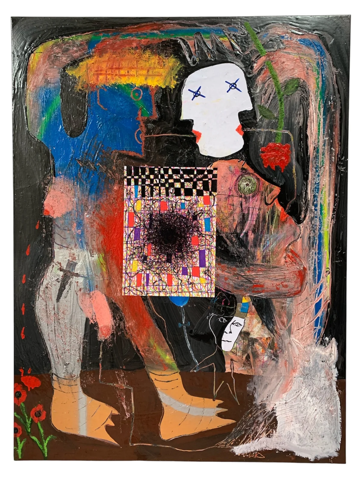 Untitled - mixed media on canvas