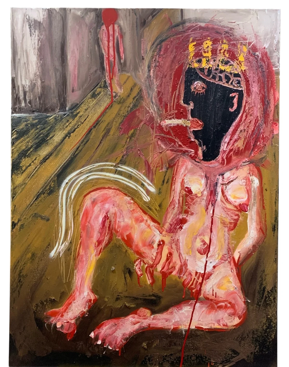 Untitled - mixed media on canvas
