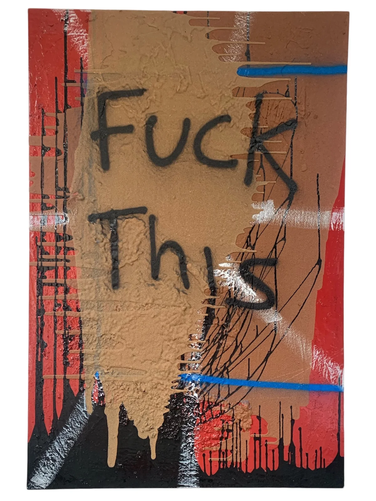 Untitled - mixed media on canvas