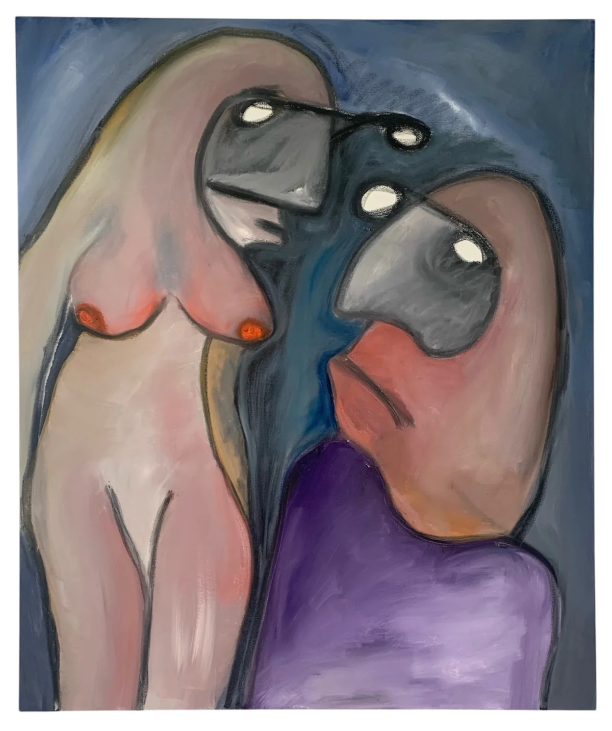 Untitled - mixed media on canvas