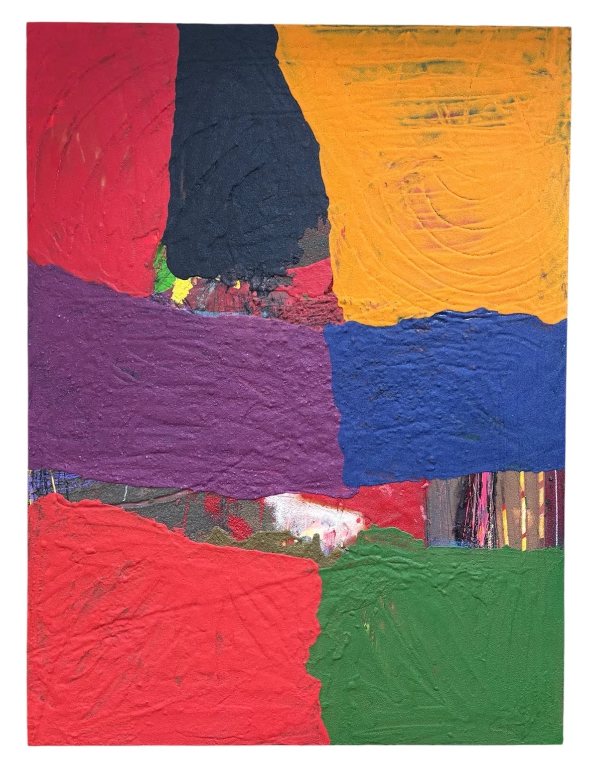 Untitled - mixed media on canvas 91 by 122cm