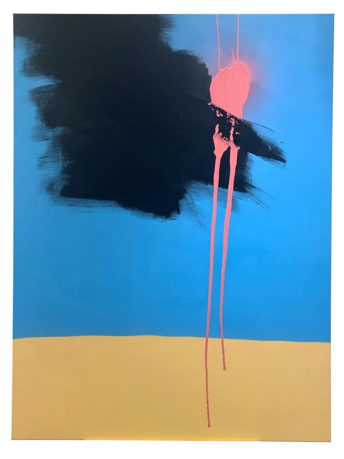 Untitled - mixed media on canvas