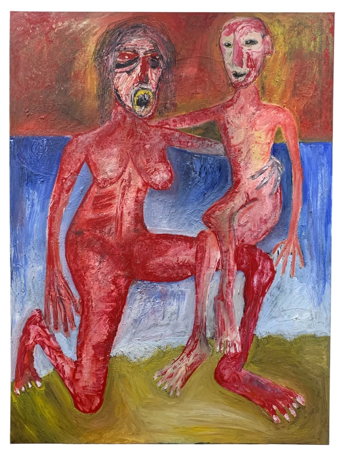 Untitled - mixed media on canvas