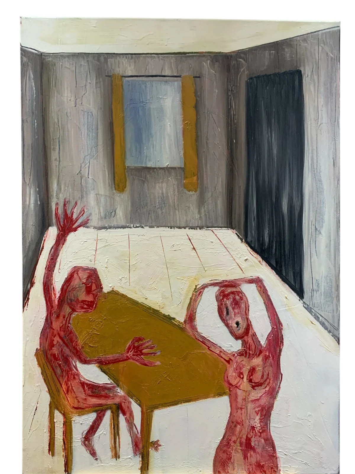 Untitled - mixed media on canvas