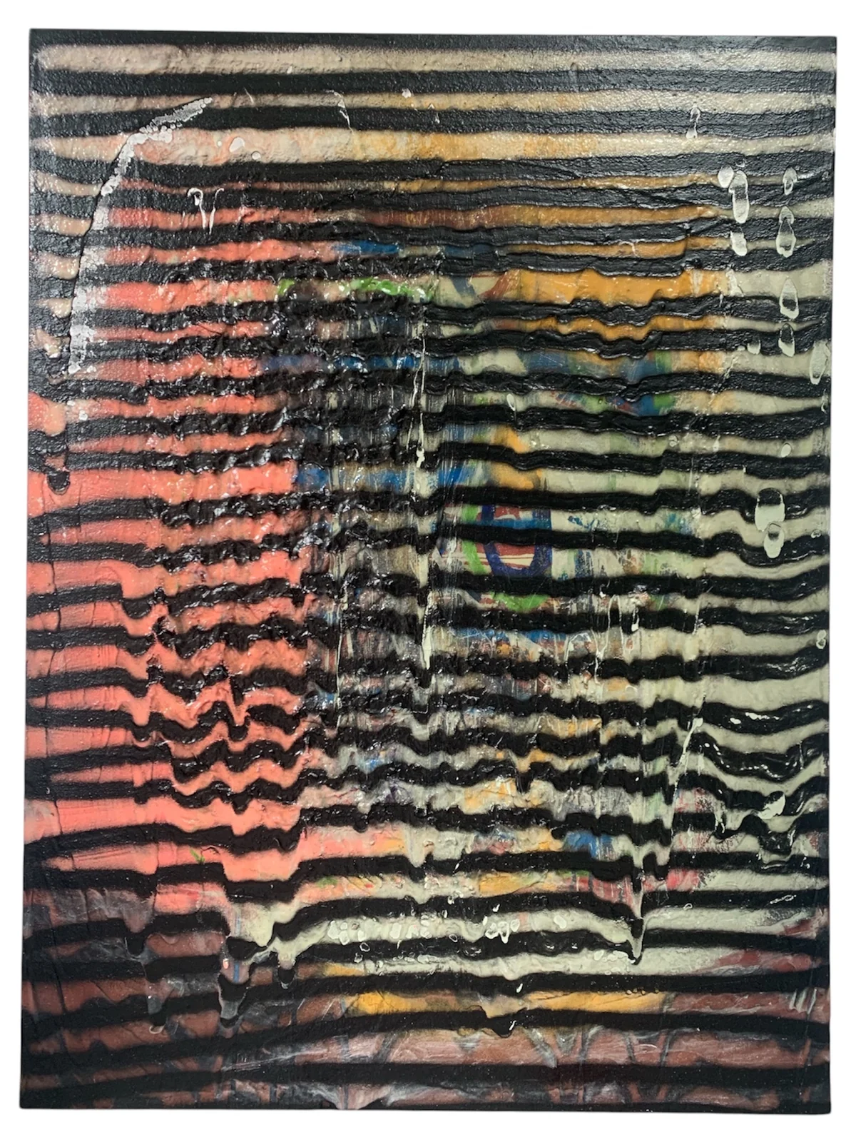 Waves series - mixed media on canvas 91 by 122cm
