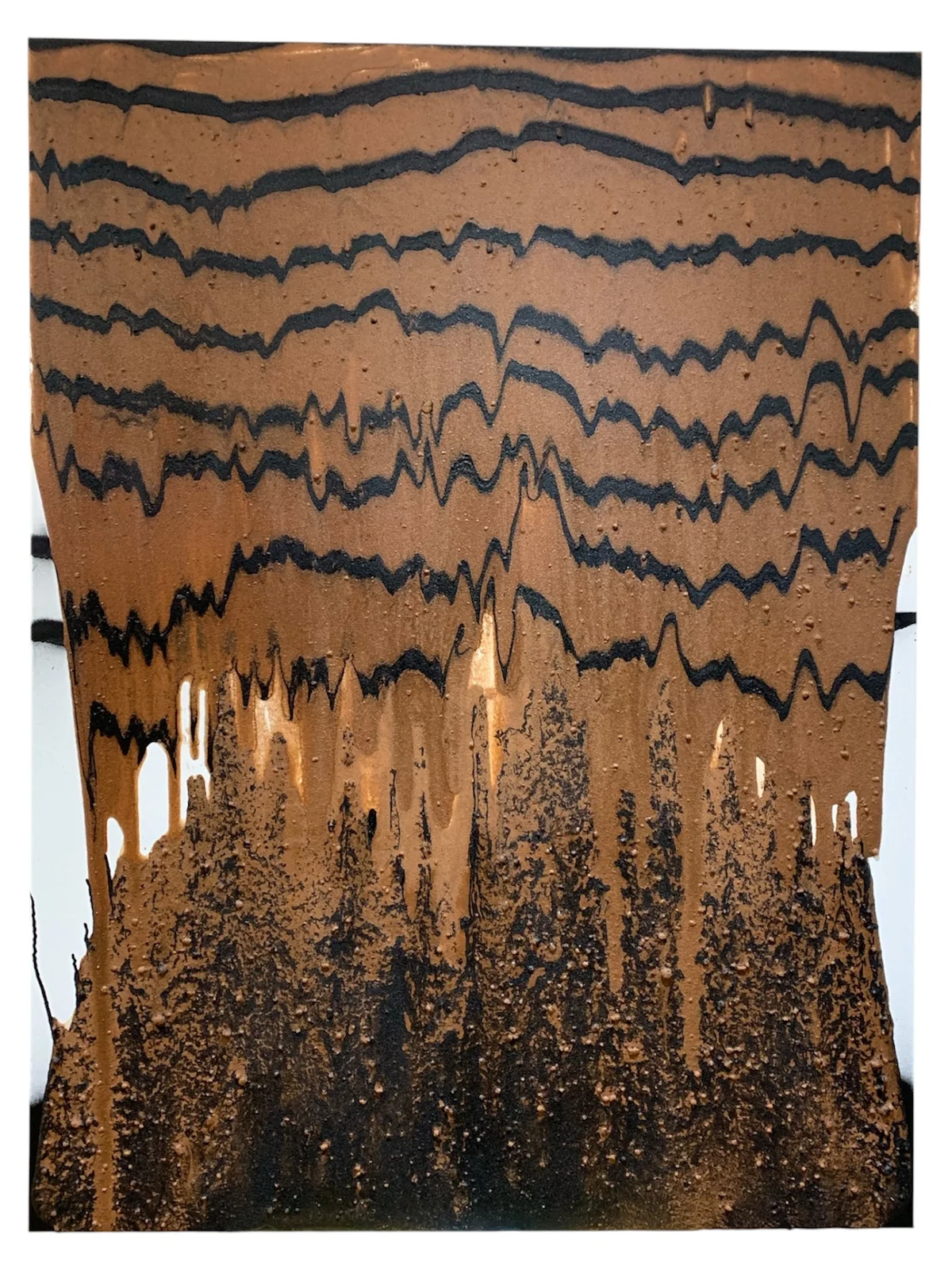 Waves series - mixed media on canvas 91 by 122cm
