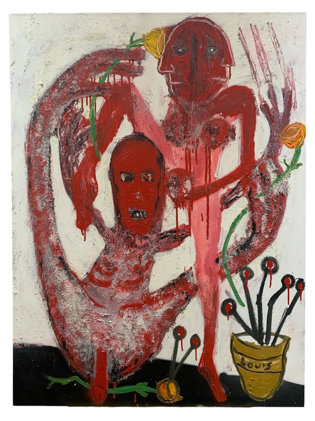 Untitled - mixed media on canvas