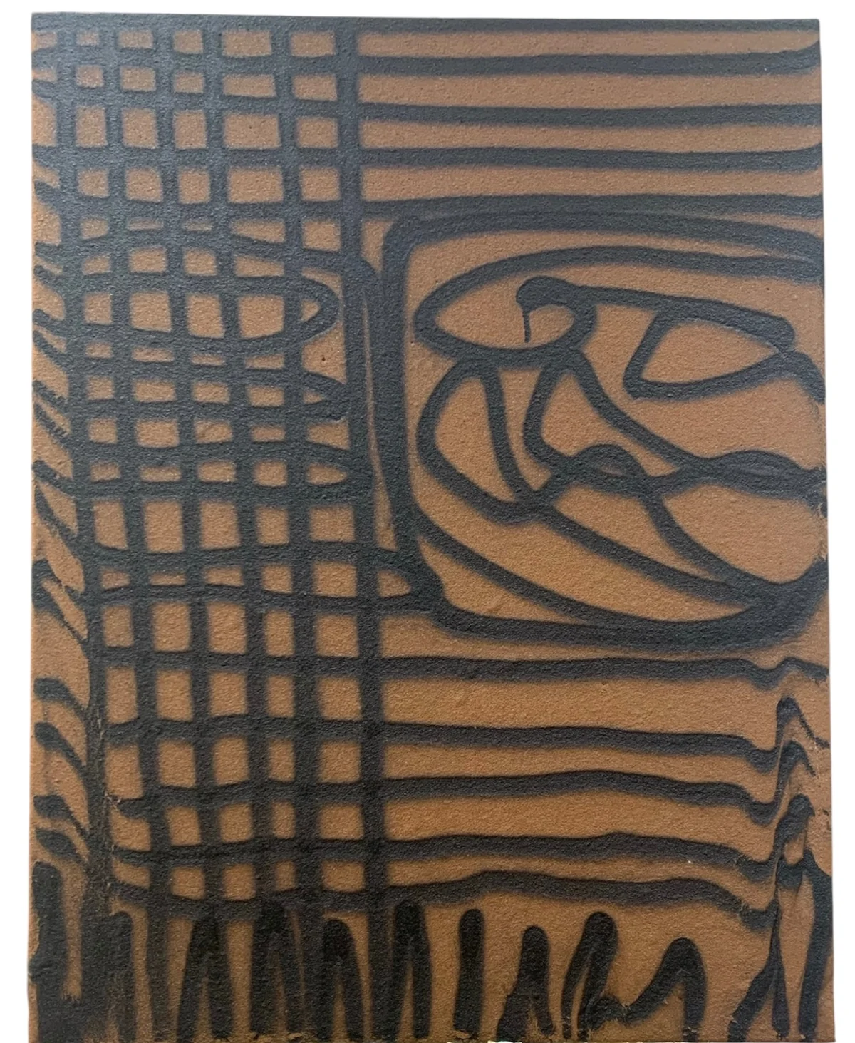 Untitled - mixed media on canvas