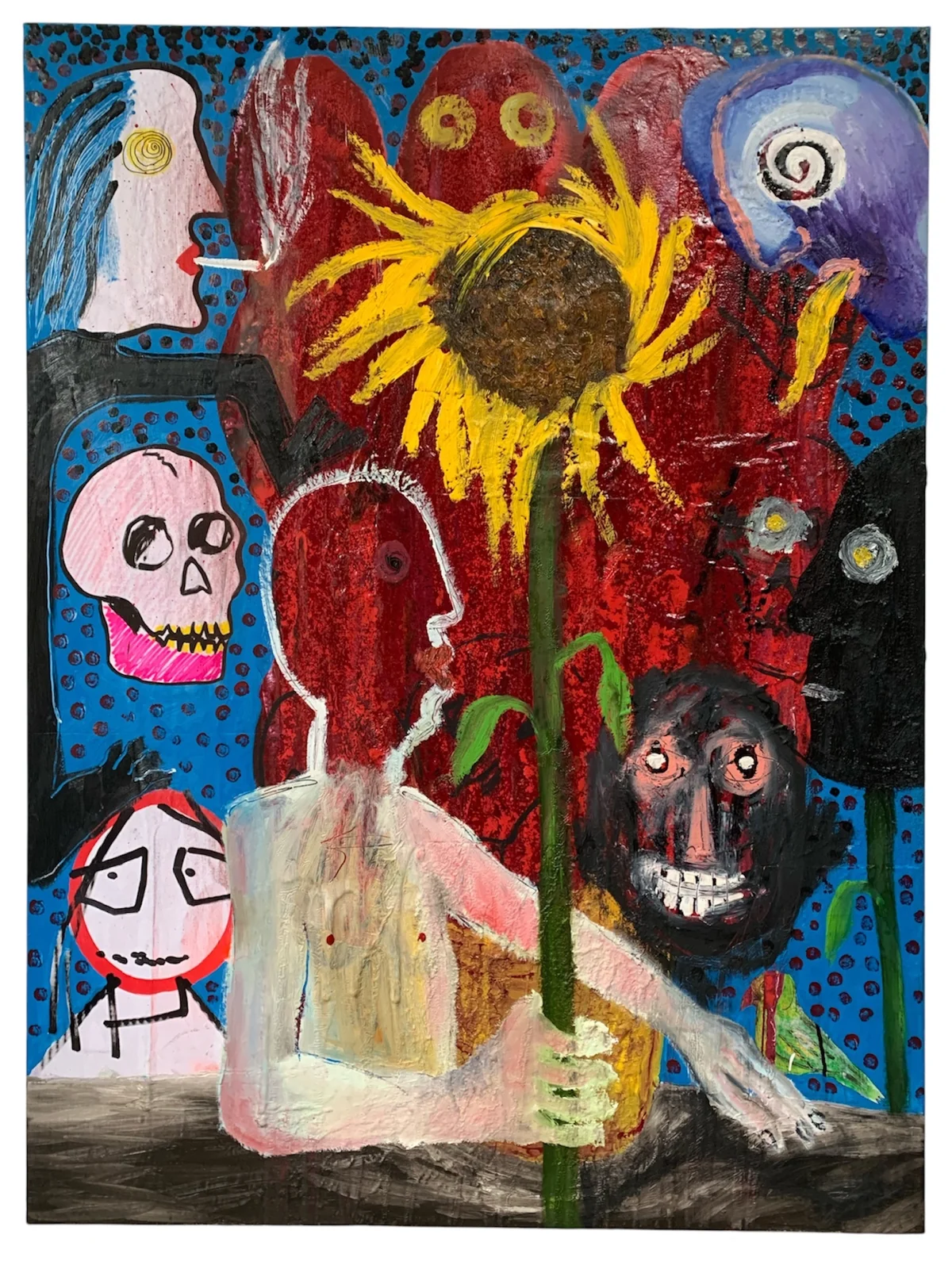 Untitled - mixed media on canvas