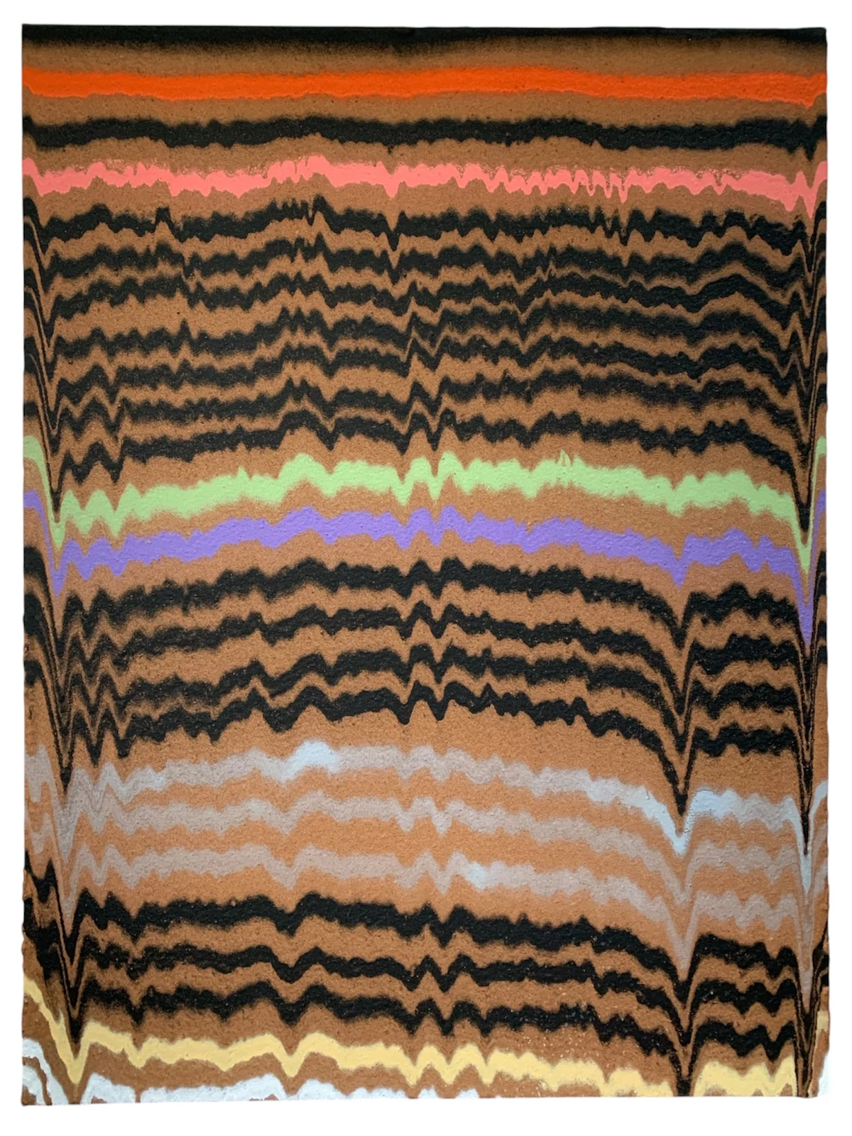 Waves series - mixed media on canvas 91 by 122cm