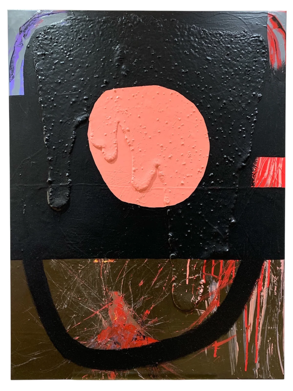 Untitled - mixed media on canvas 91 by 122cm
