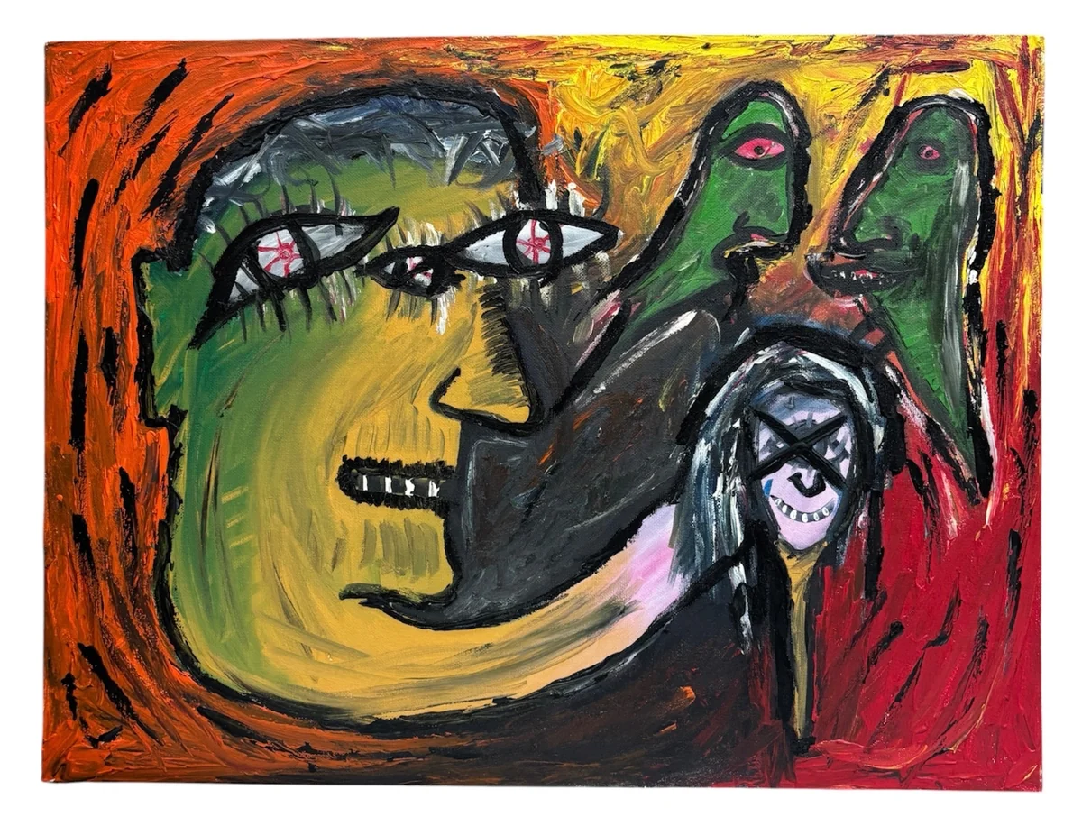 Untitled - oil on canvas board 24 by 18 inch