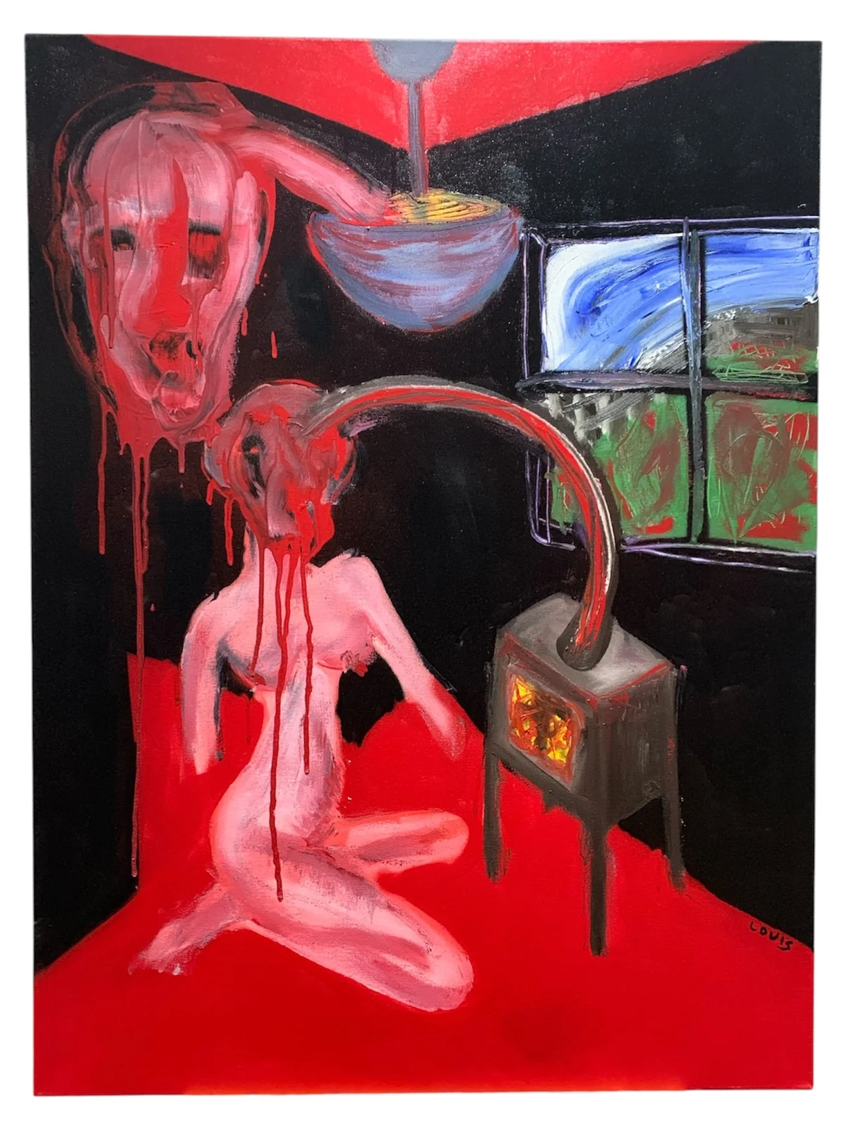 Untitled - mixed media on canvas