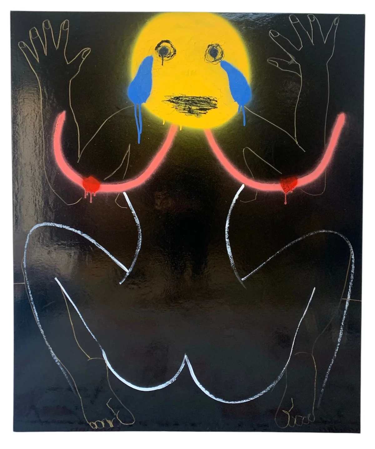 Untitled - mixed media on canvas