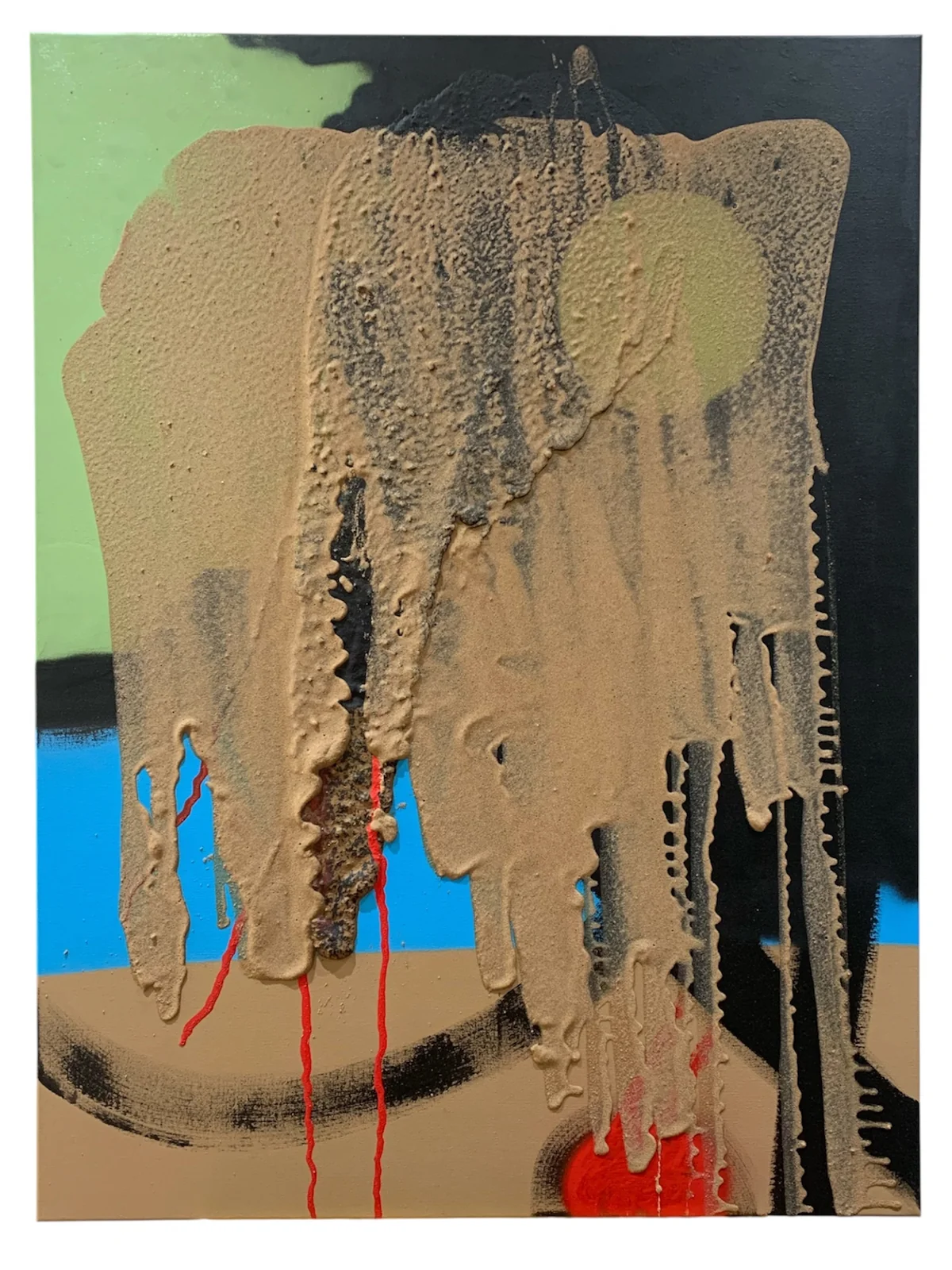 Untitled - mixed media on canvas