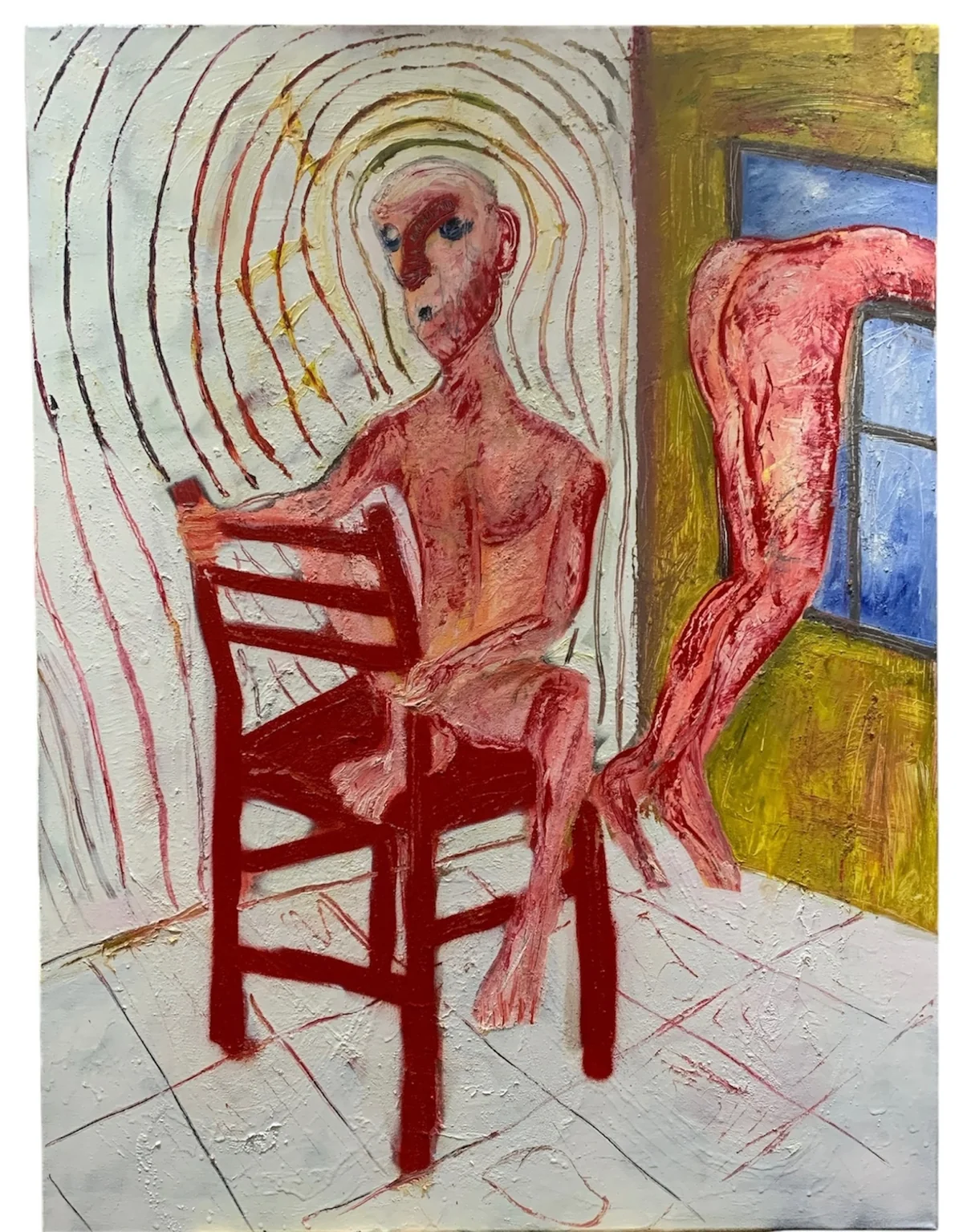 Untitled - mixed media on canvas