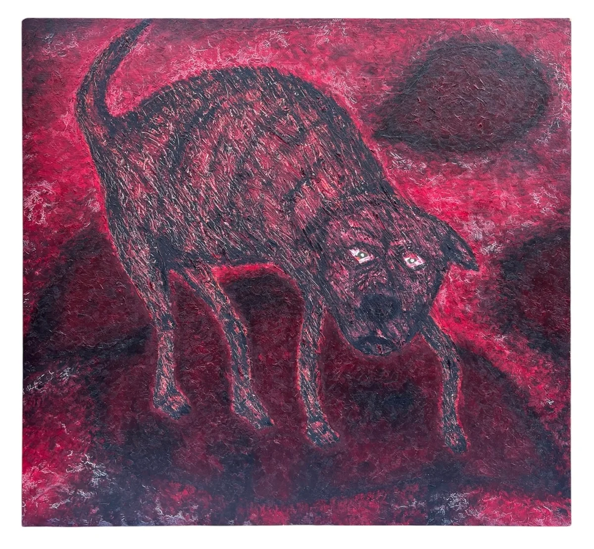 Kelser - oil on wood 61.2 by 56.5cm