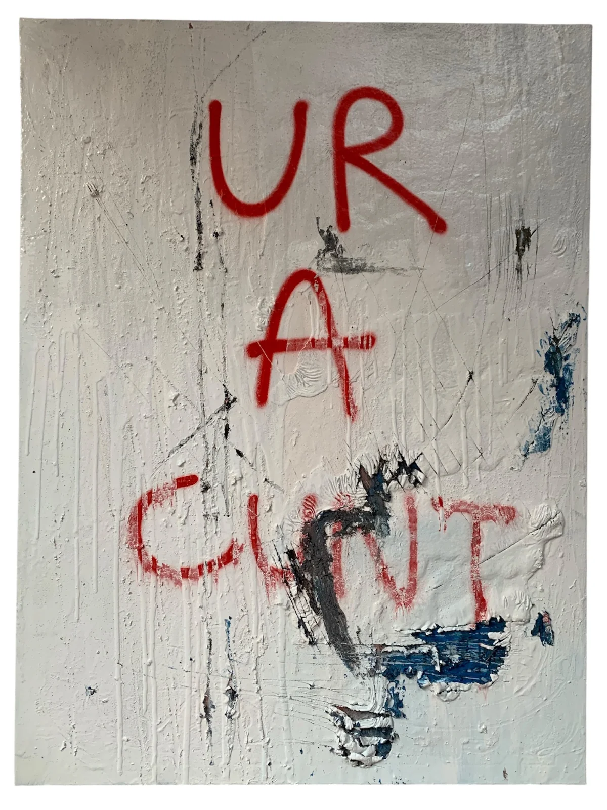Untitled - mixed media on canvas 91 by 122cm