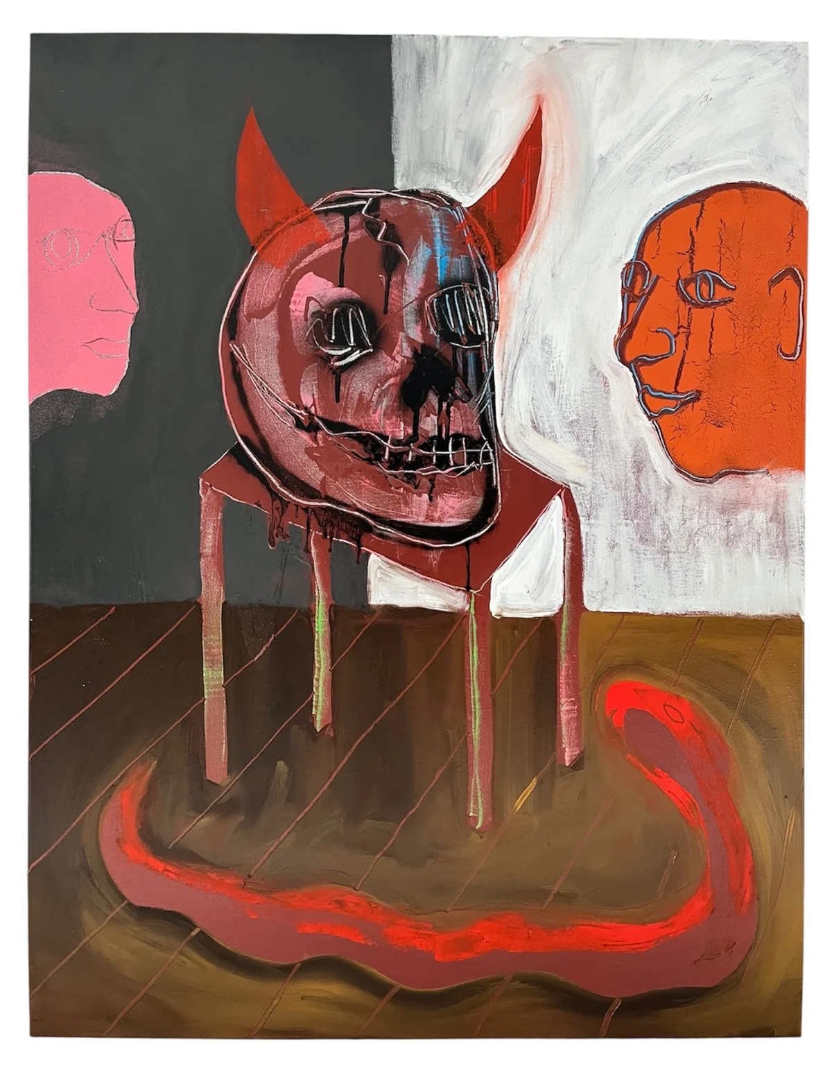 Untitled - mixed media on canvas