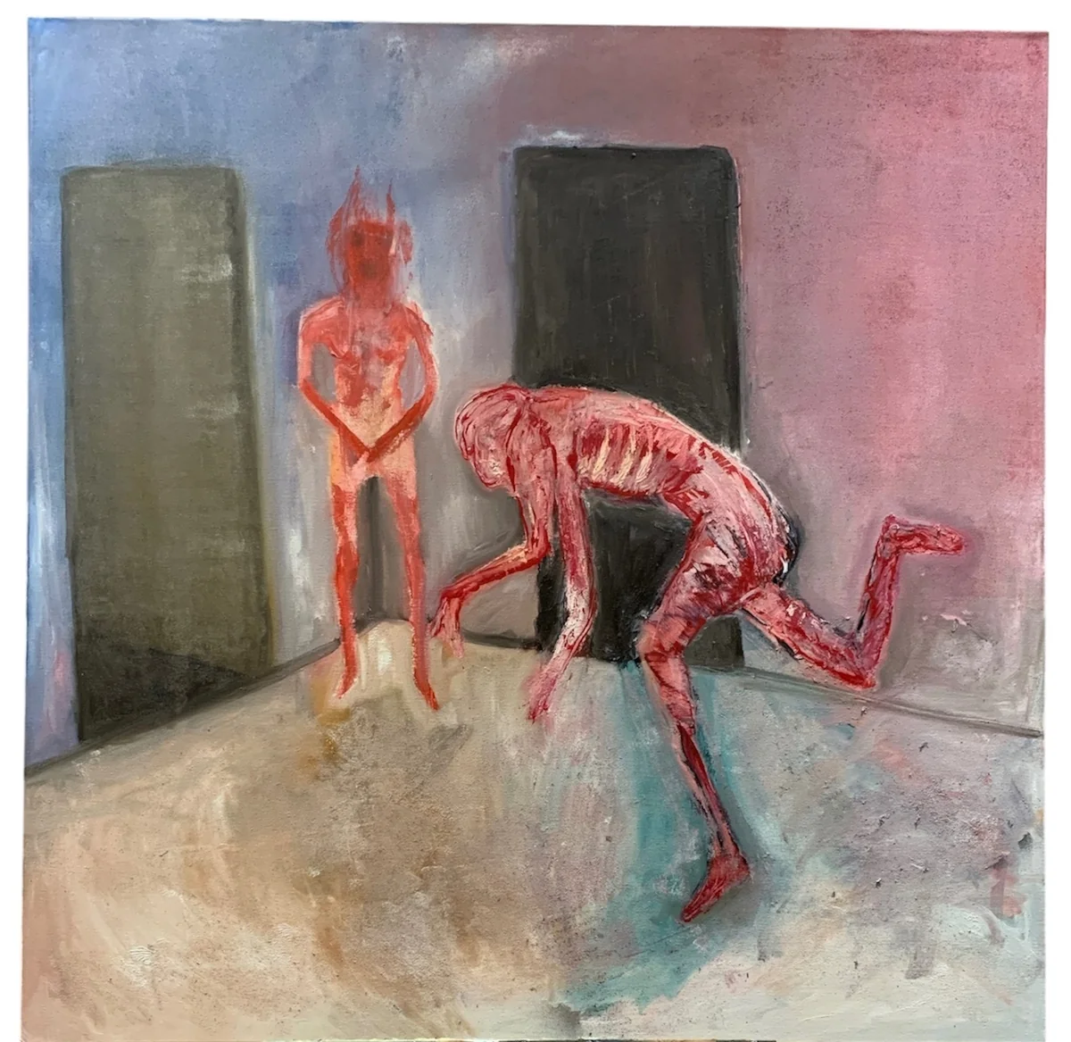 Untitled - mixed media on canvas
