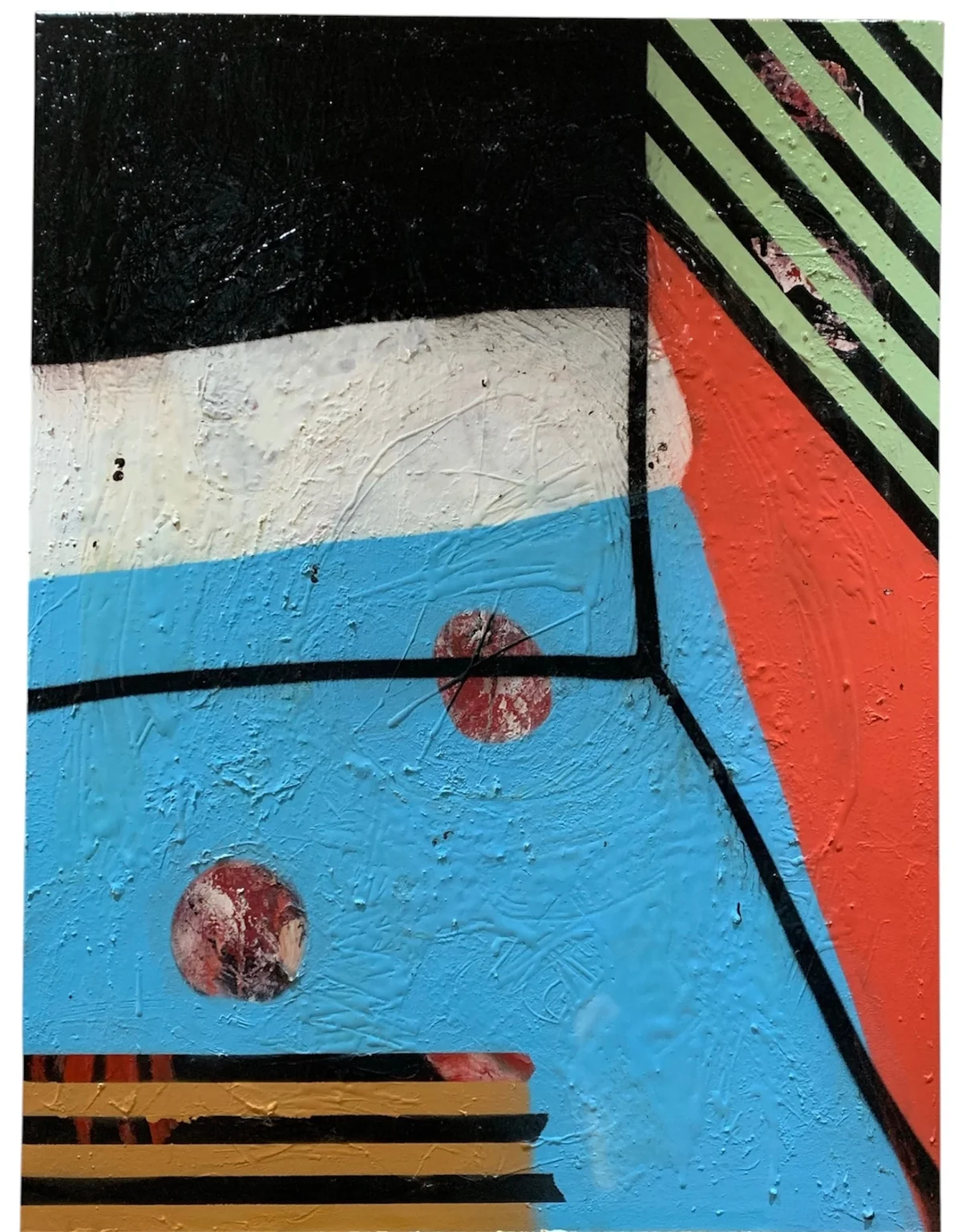 Untitled - mixed media on canvas