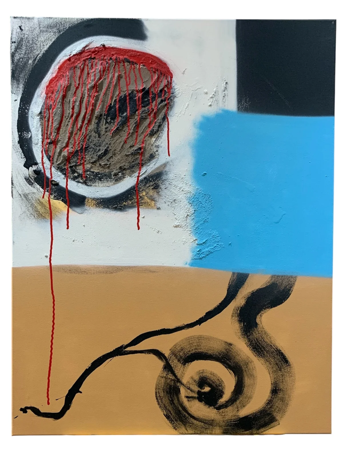Untitled - mixed media on canvas