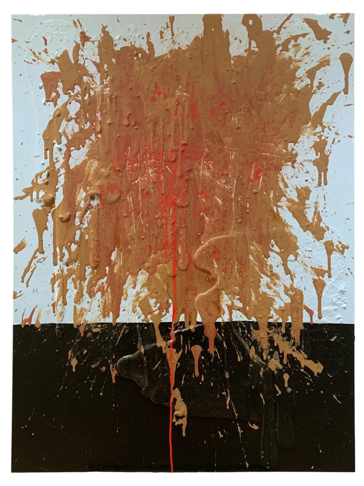 Untitled - mixed media on canvas 91 by 122cm