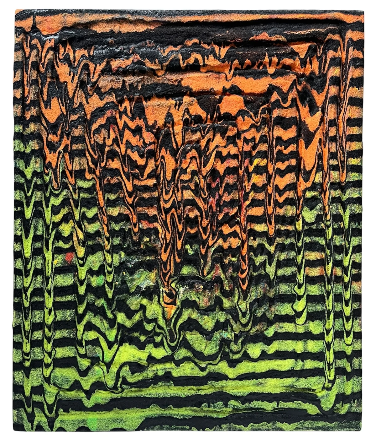 Waves series - mixed media on canvas