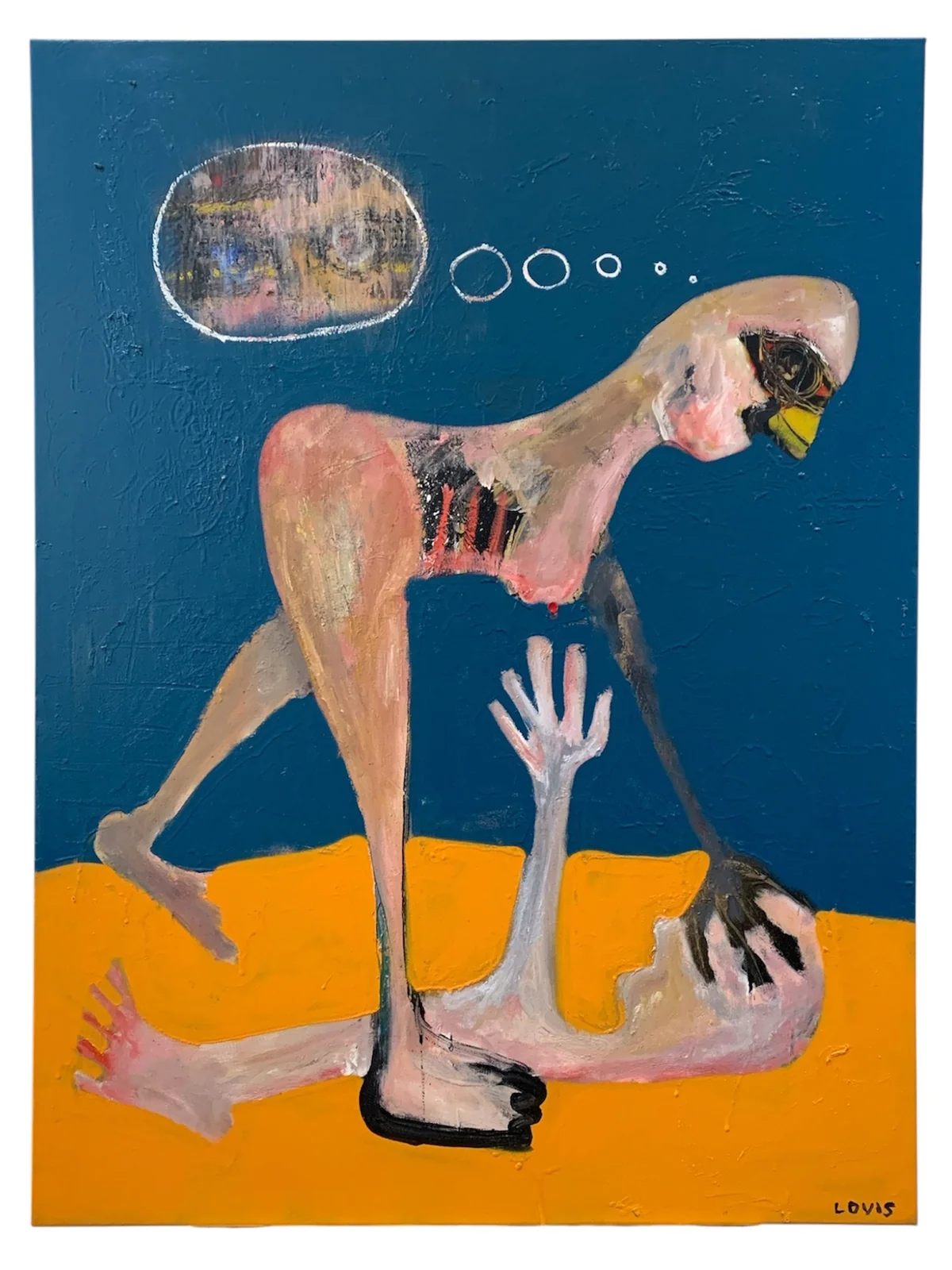 Untitled - mixed media on canvas