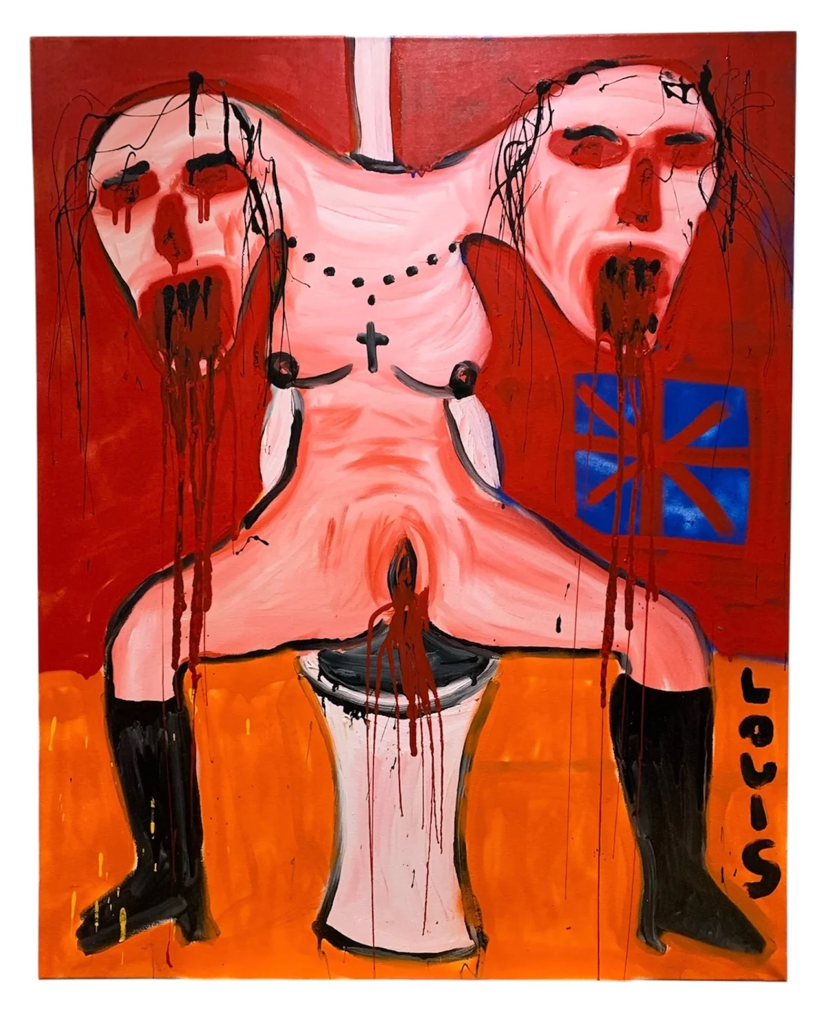 Untitled - mixed media on canvas