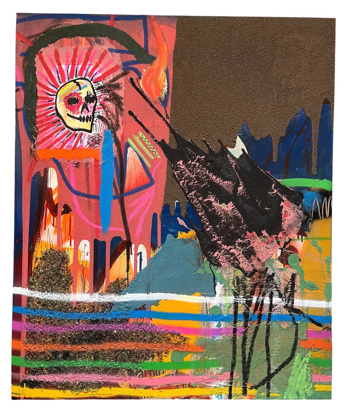 Untitled - mixed media on canvas