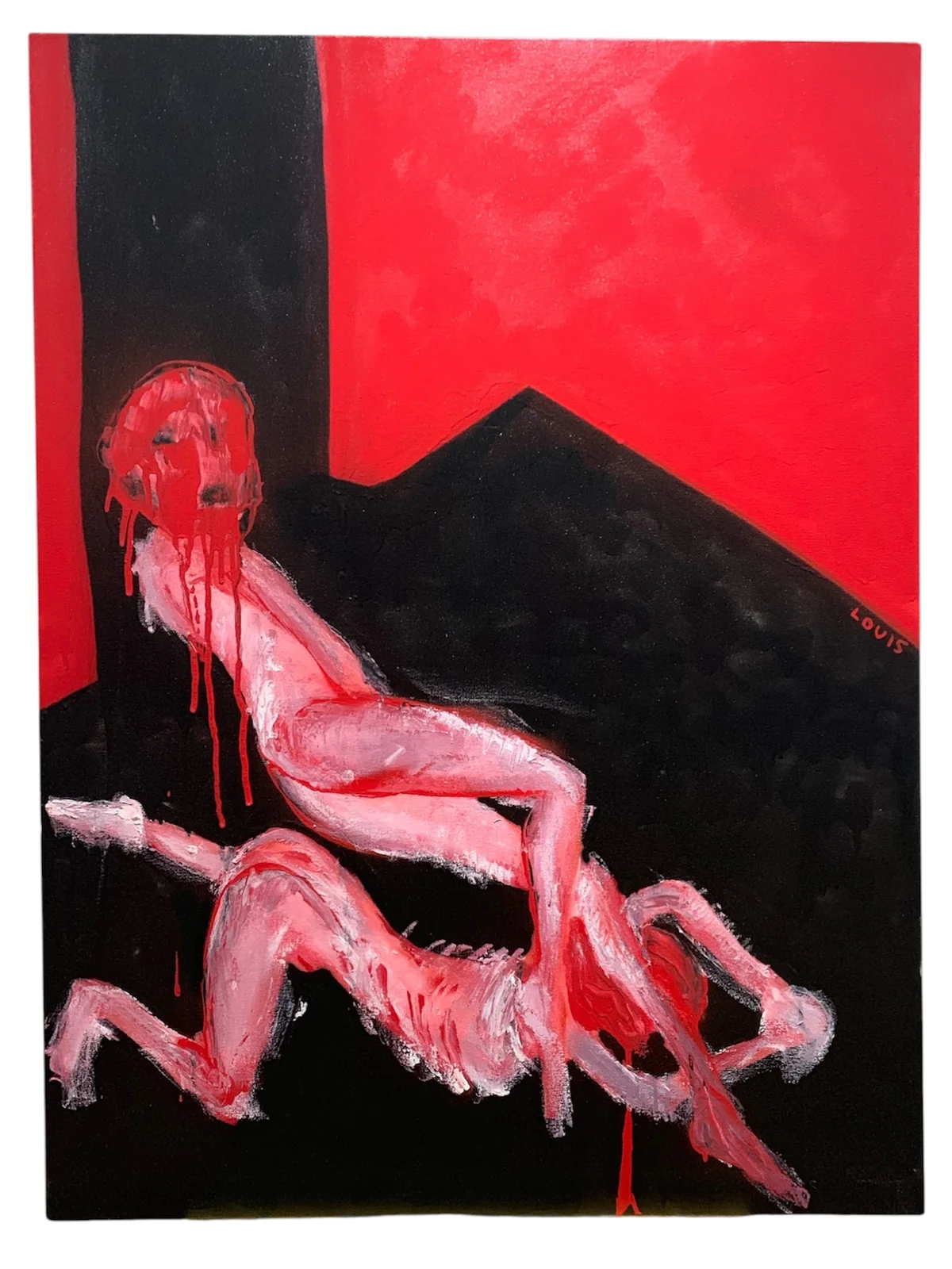 Untitled - mixed media on canvas