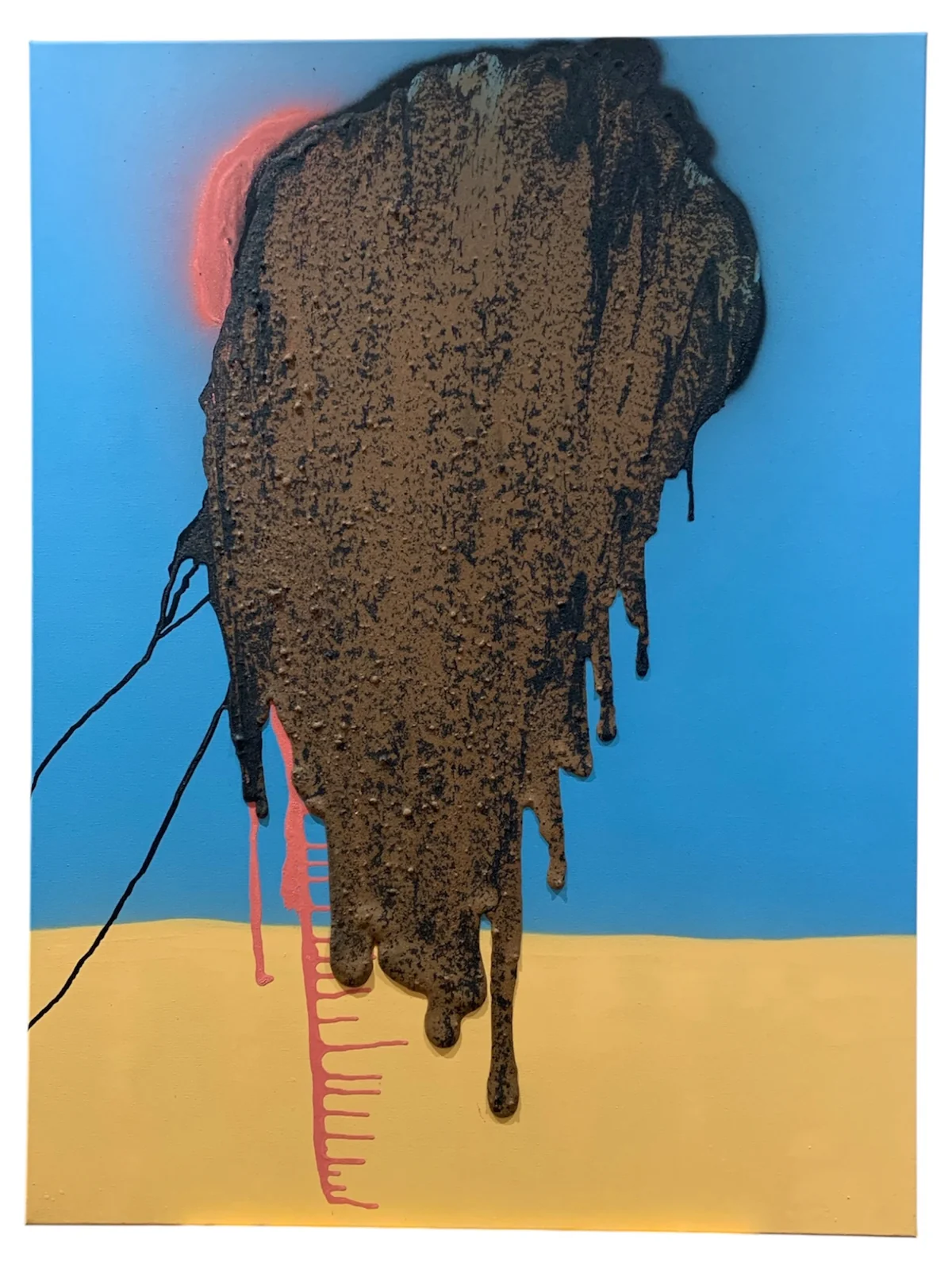 Untitled - mixed media on canvas