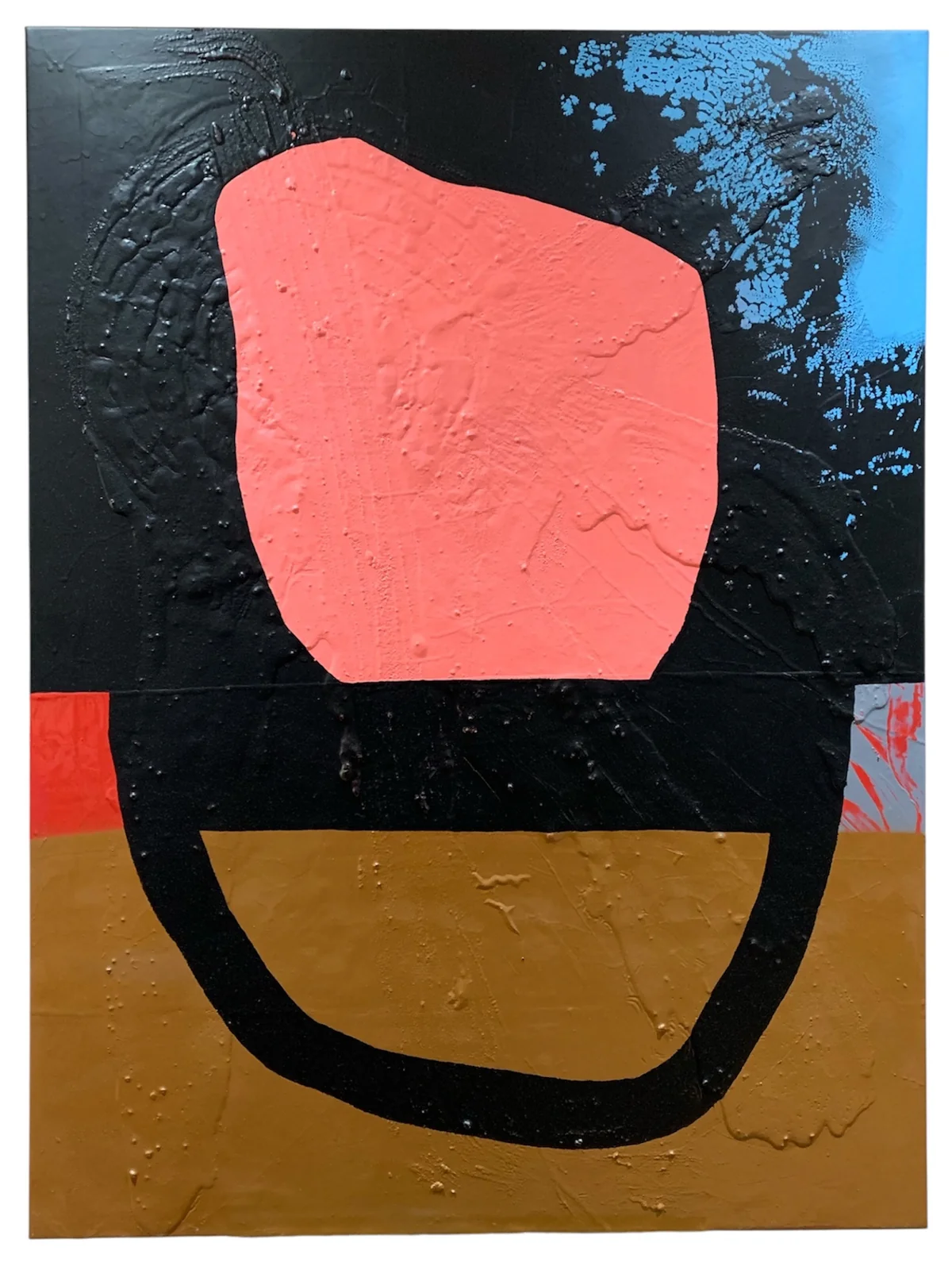 Untitled - mixed media on canvas 91 by 122cm