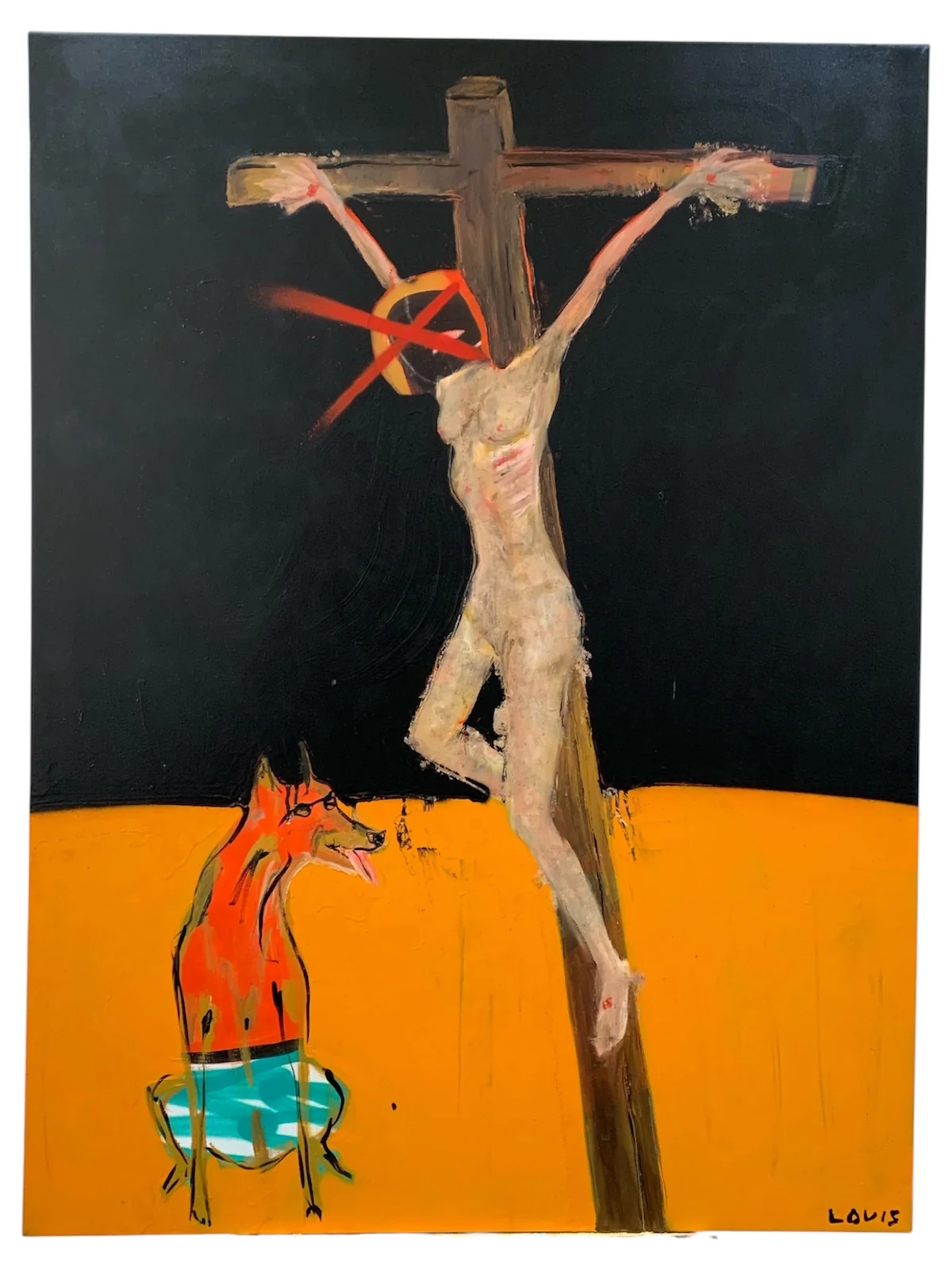 Untitled - mixed media on canvas